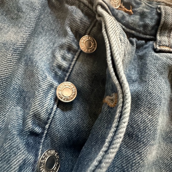 H&M x &Denim, distressed, Jean skirt, size 10 - Picture 12 of 12